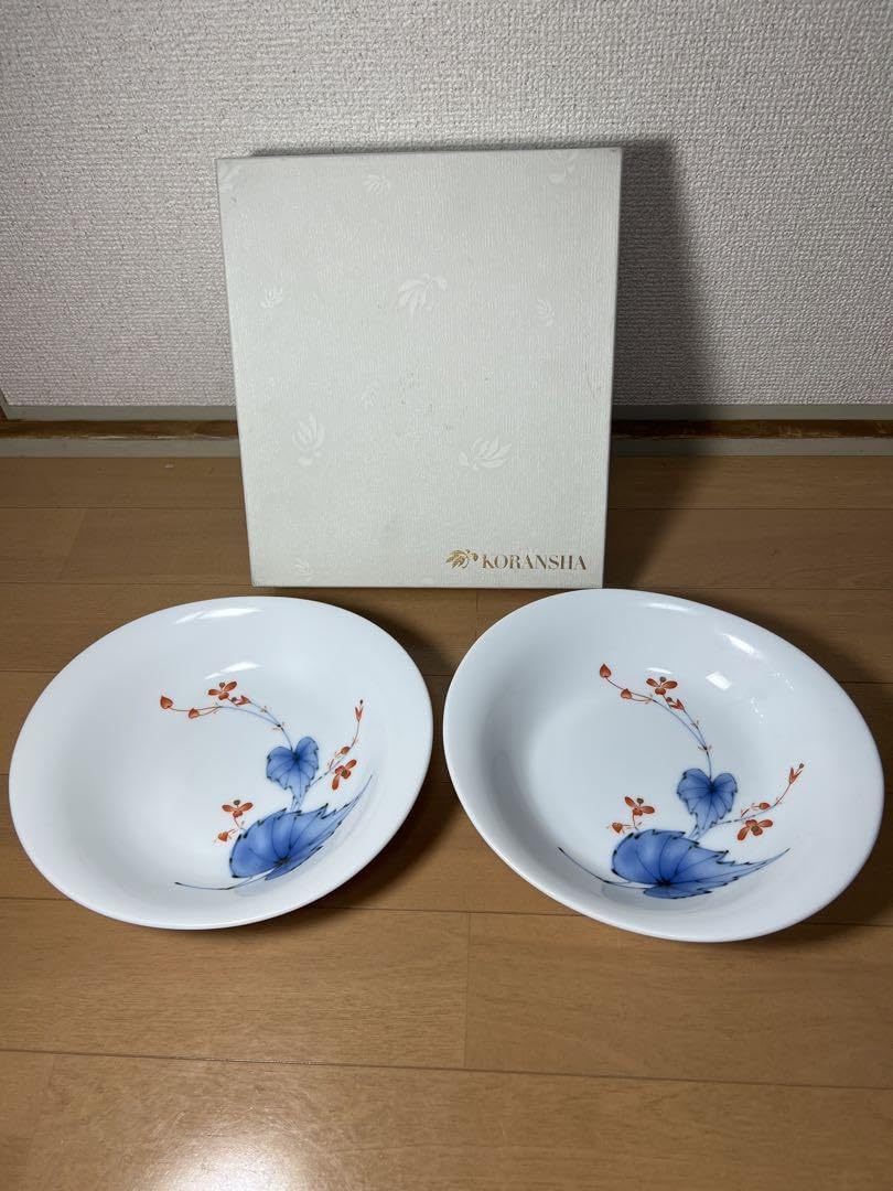 Amazon | 730 香蘭社 相思花 ペア楕円深皿 管理.KT | ノーブランド品